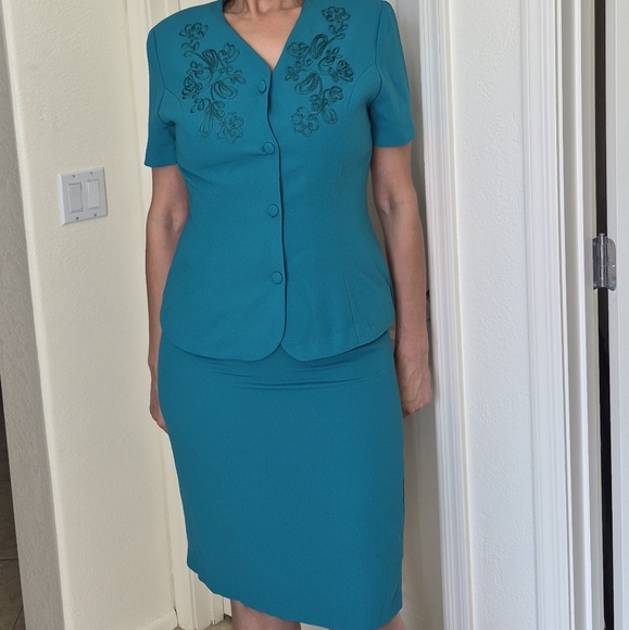 Vtg. A Studio by Pat Argenti skirtset Sz 10/Medium - Picture 16 of 16